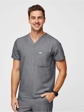 FIGS Technical Leon Men’s Graphite Grey Surgical Health Care Top Size XXL